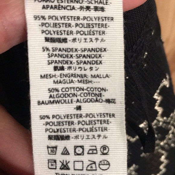 Beautiful “Free People” Black Top with Gold detail - Picture 7 of 7